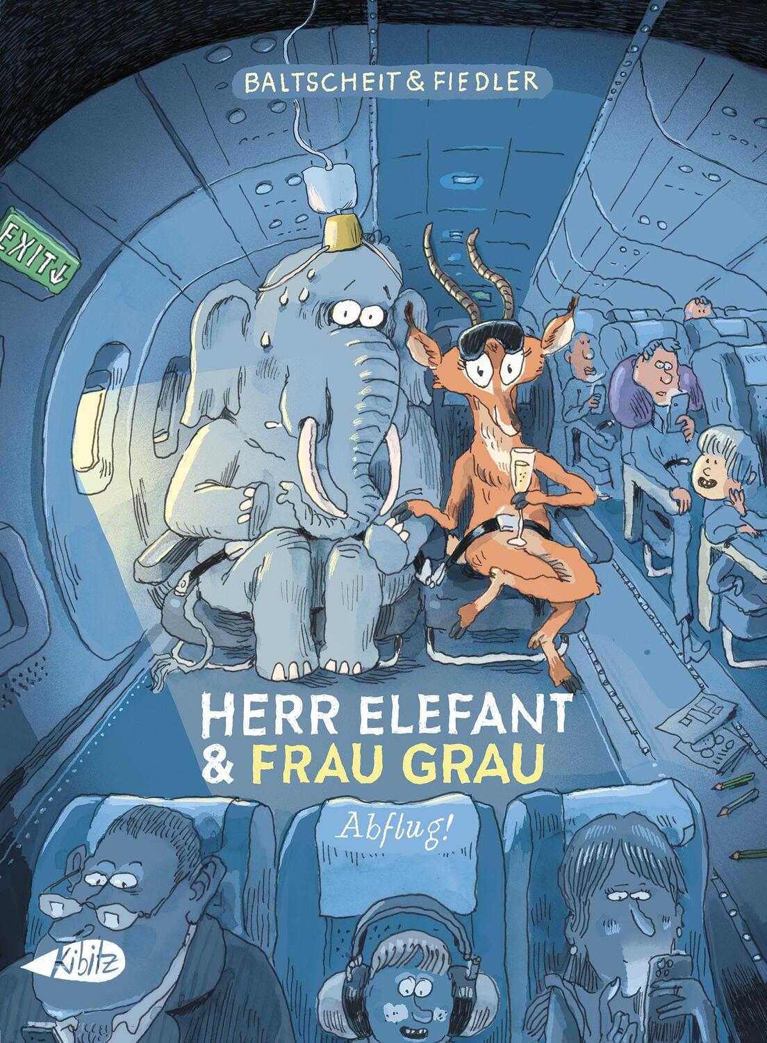 Cover: 9783948690298 | Herr Elefant und Frau Grau: Abflug | Martin Baltscheit | Buch | 96 S.