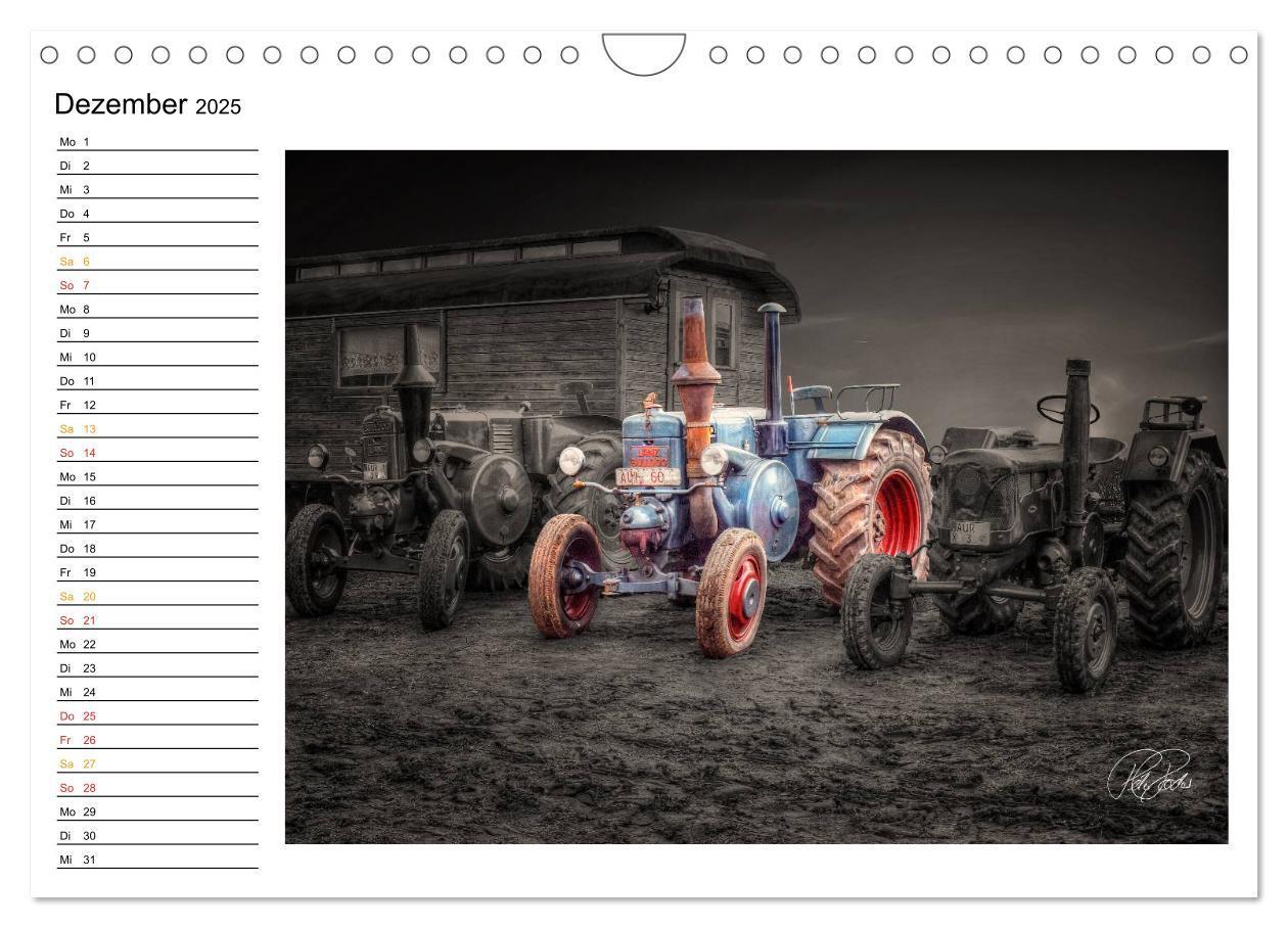 Bild: 9783435736614 | Trecker - Oldtimer / Geburtstagskalender (Wandkalender 2025 DIN A4...