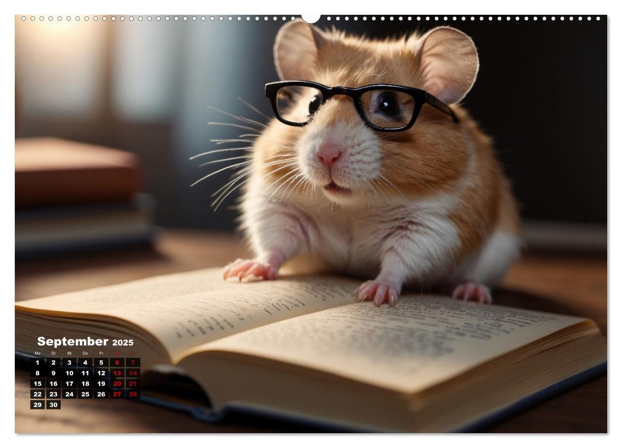 Bild: 9783383839689 | Hamstertage (Wandkalender 2025 DIN A2 quer), CALVENDO Monatskalender