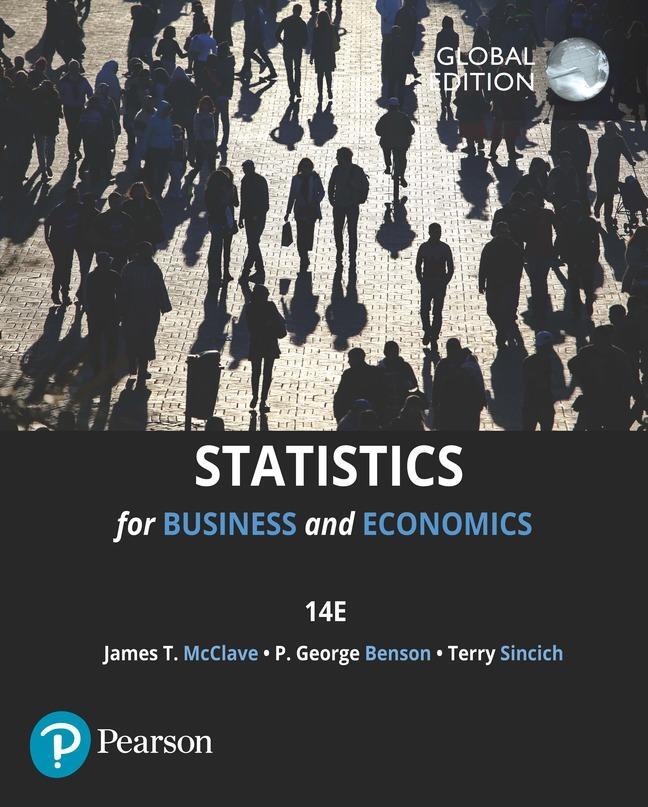 Cover: 9781292413396 | Statistics for Business &amp; Economics, Global Edition | McClave (u. a.)