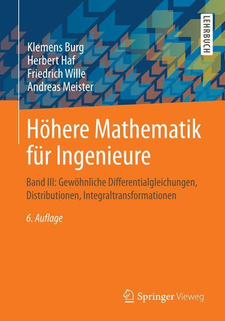 Cover: 9783834819437 | Höhere Mathematik für Ingenieure | Klemens Burg (u. a.) | Taschenbuch