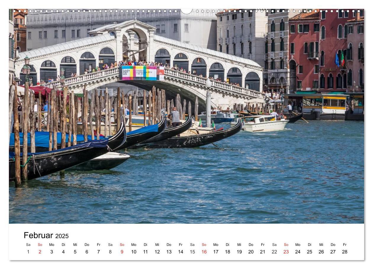 Bild: 9783435654277 | Die Attraktionen von Venedig (hochwertiger Premium Wandkalender...