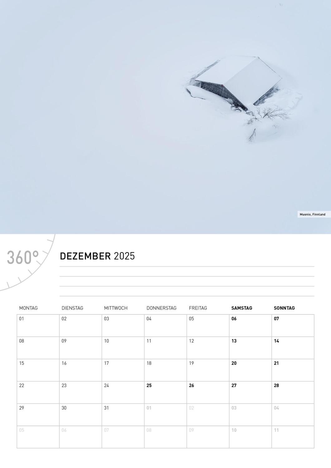 Bild: 9783968555805 | 360° Europas Hoher Norden Broschürenkalender 2025 | Zwerger-Schoner