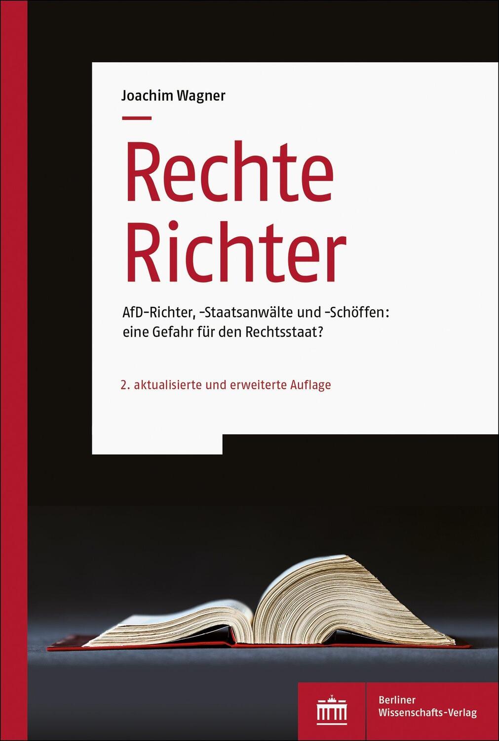 Cover: 9783830551775 | Rechte Richter | Joachim Wagner | Taschenbuch | 288 S. | Deutsch