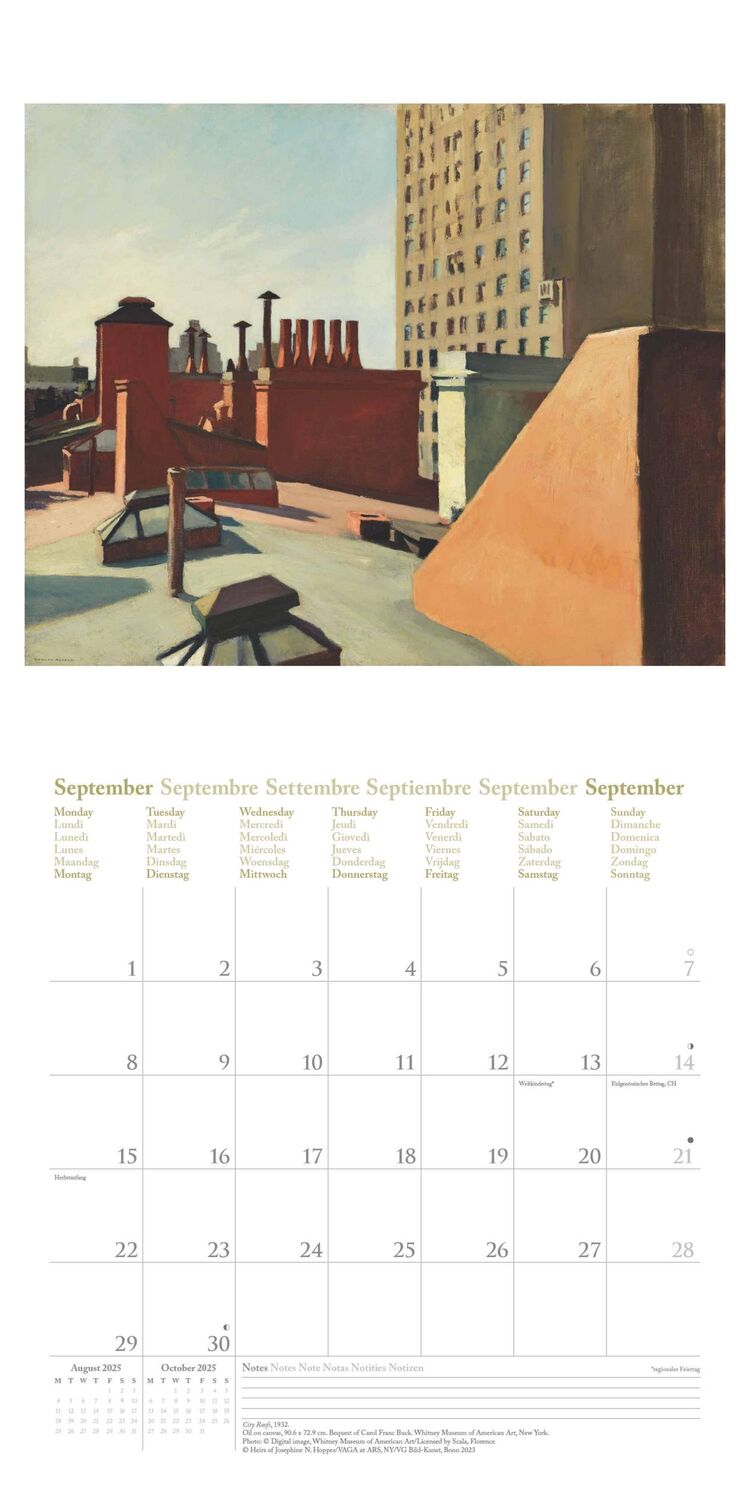 Bild: 4002725987990 | Edward Hopper 2025 - Wand-Kalender - Broschüren-Kalender - 30x30 -...