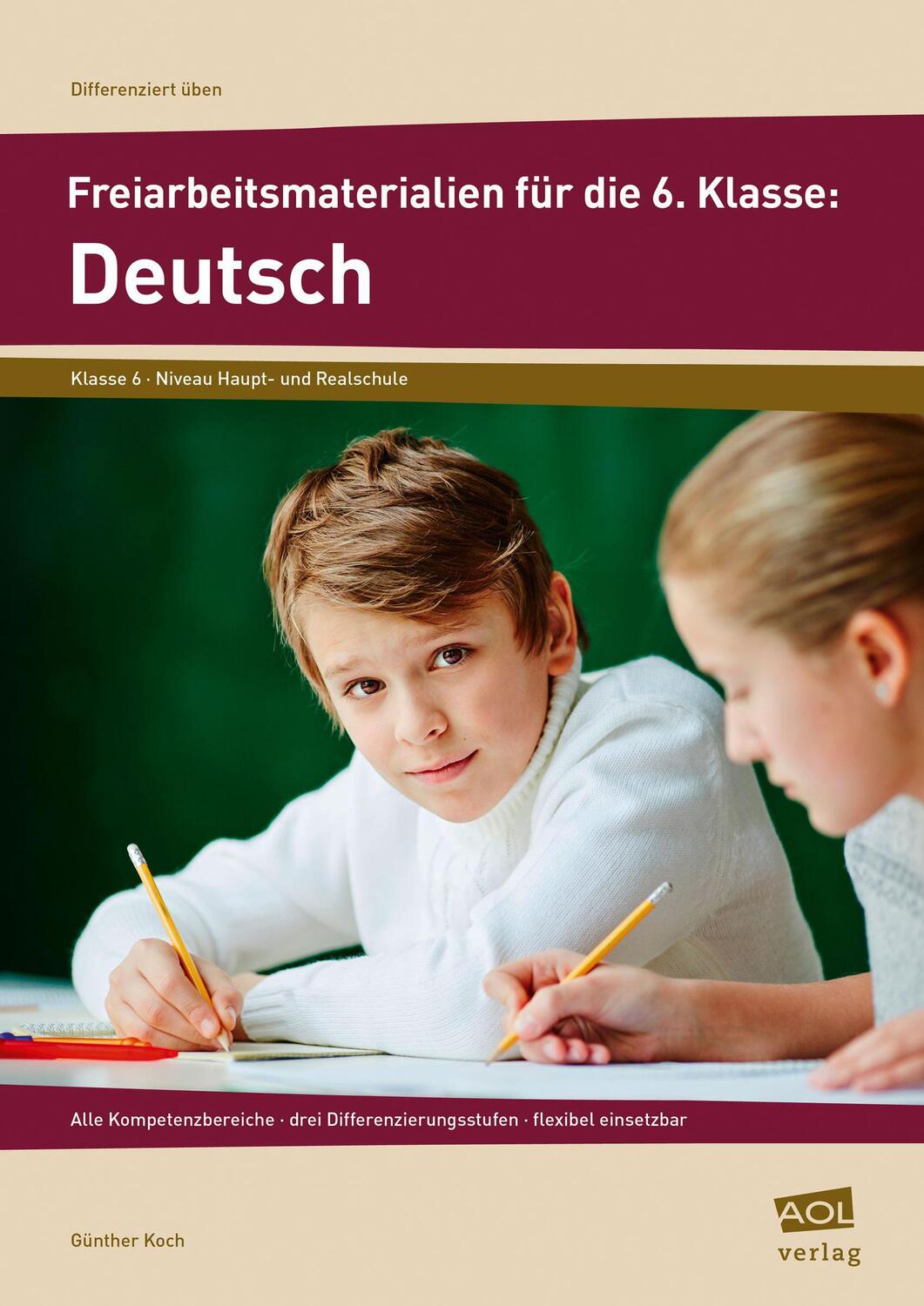 Cover: 9783403104100 | Freiarbeitsmaterialien für die 6. Klasse: Deutsch | Günther Koch