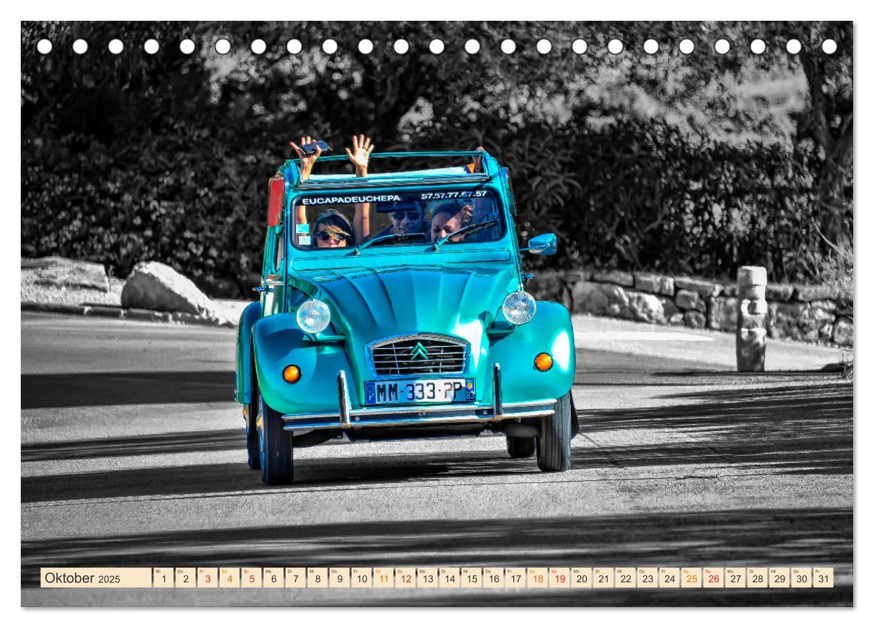 Bild: 9783383882227 | Citroën 2CV - Entenparade (Tischkalender 2025 DIN A5 quer),...