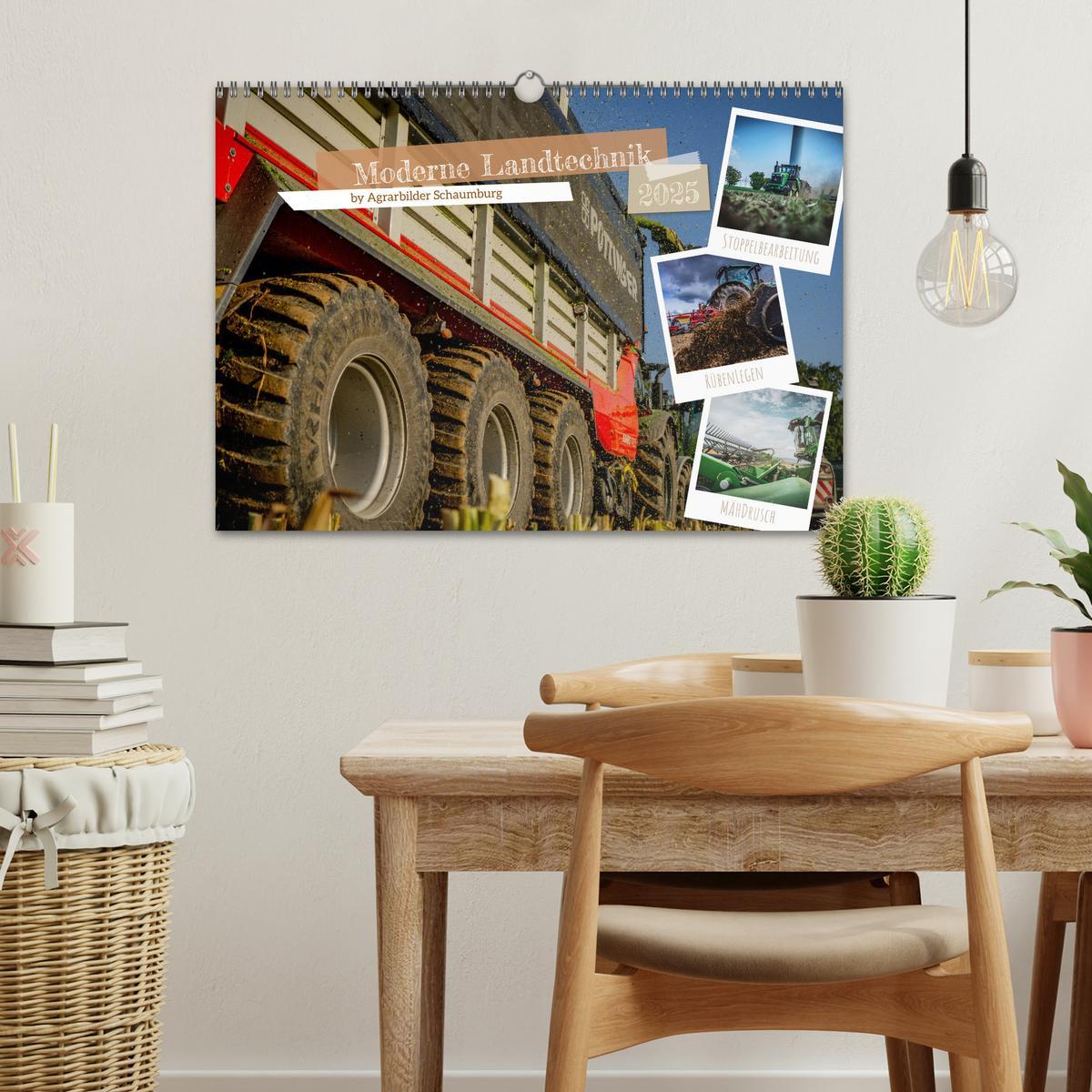 Bild: 9783457209660 | Moderne Landtechnik (Wandkalender 2025 DIN A3 quer), CALVENDO...