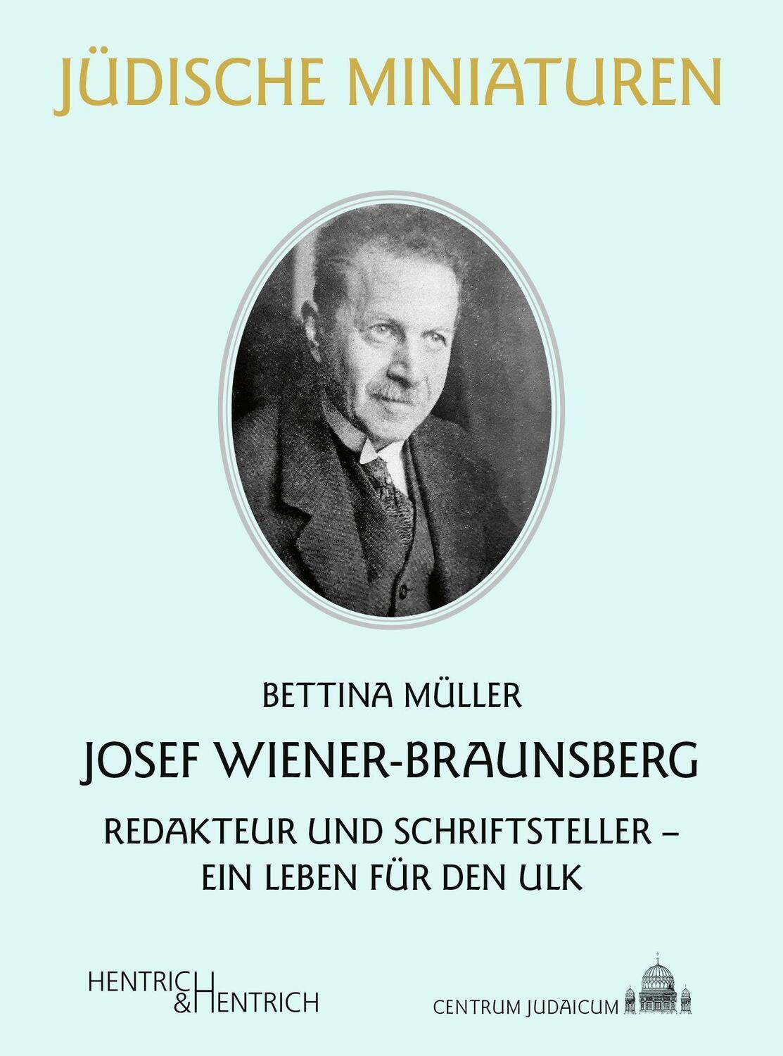 Cover: 9783955656386 | Josef Wiener-Braunsberg | Bettina Müller | Taschenbuch | 90 S. | 2024