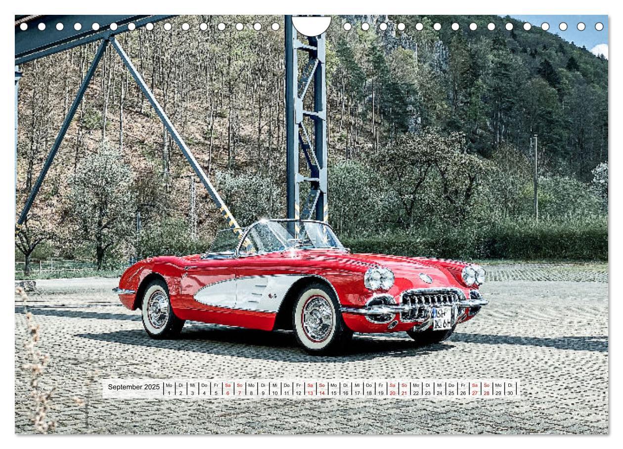 Bild: 9783383998829 | American Deam Car Corvette C1 (Wandkalender 2025 DIN A4 quer),...