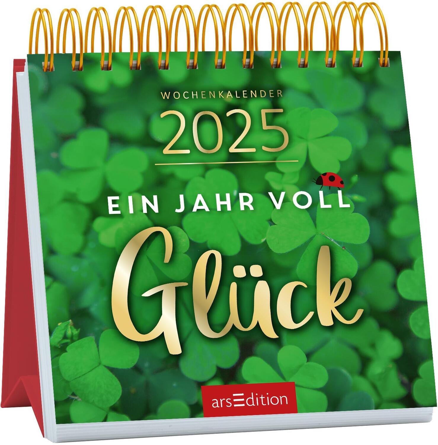 Cover: 4014489133070 | Mini-Wochenkalender Ein Jahr voll Glück 2025 | Kalender | 108 S.