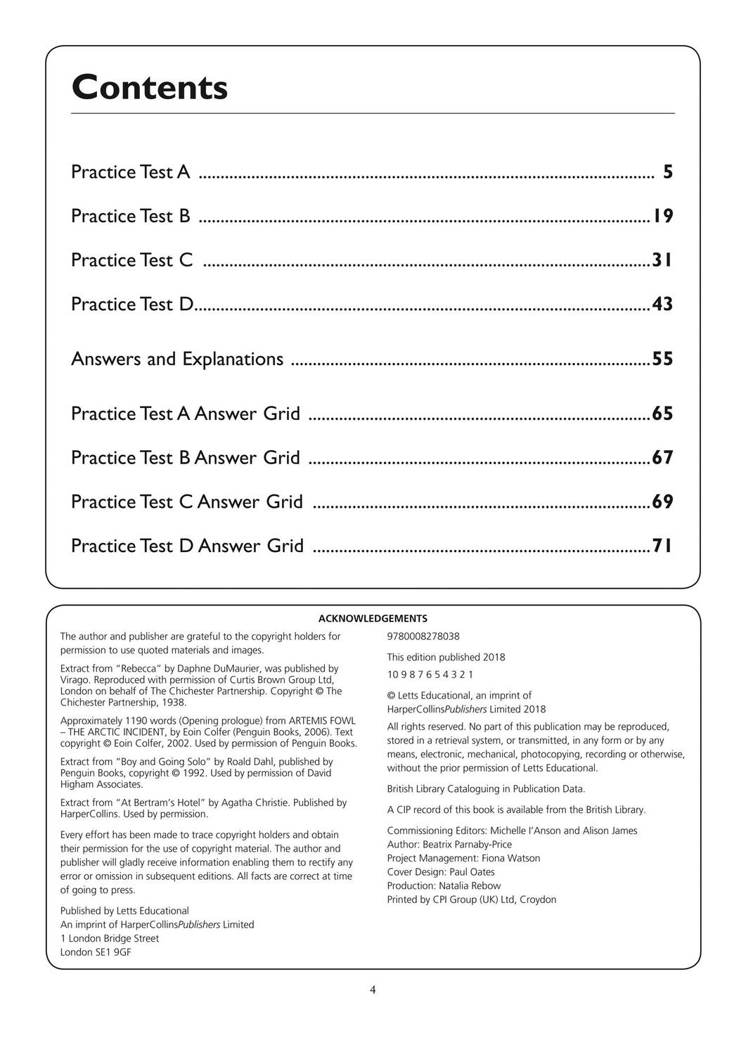 Bild: 9780008278038 | 11+ English Practice Papers Book 2 | For the 2024 Gl Assessment Tests