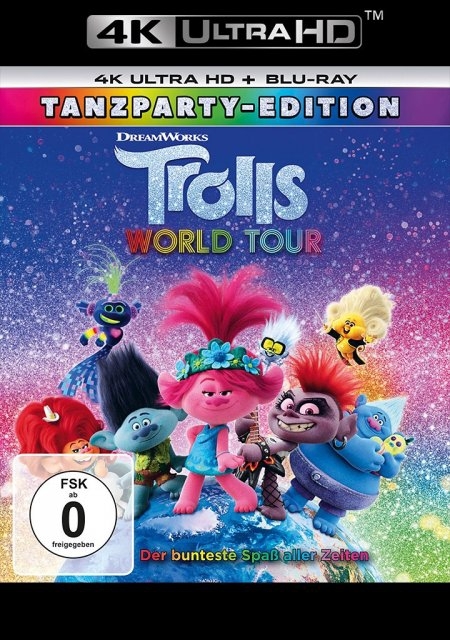 Cover: 5053083219642 | Trolls World Tour | Tanzparty-Edition / 4K Ultra HD Blu-ray + Blu-ray