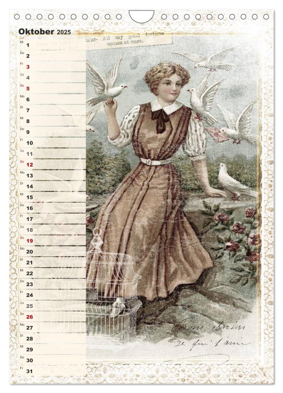 Bild: 9783457022191 | Vintage Welten (Wandkalender 2025 DIN A4 hoch), CALVENDO...