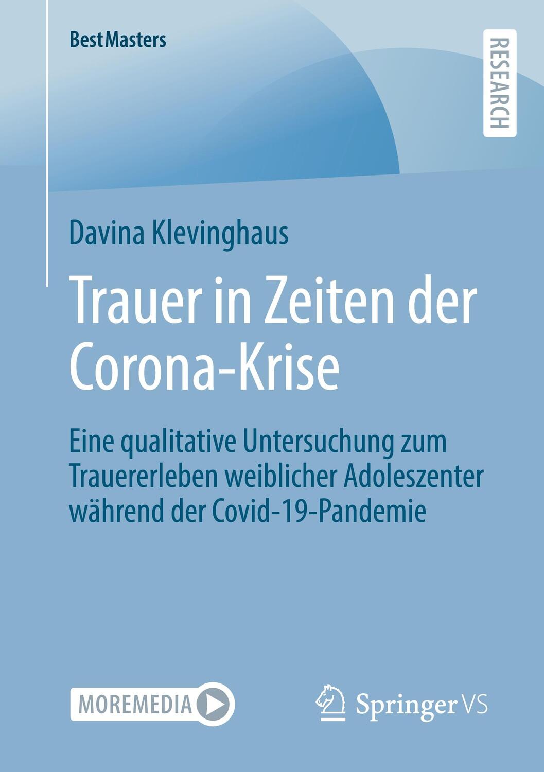 Cover: 9783658391508 | Trauer in Zeiten der Corona-Krise | Davina Klevinghaus | Taschenbuch