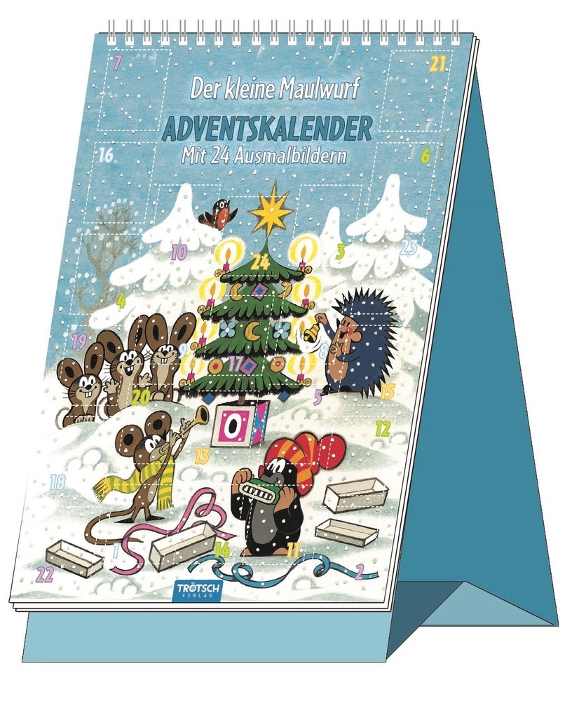 Cover: 9783957743879 | Der kleine Maulwurf Adventskalender | Trötsch Verlag | Kalender