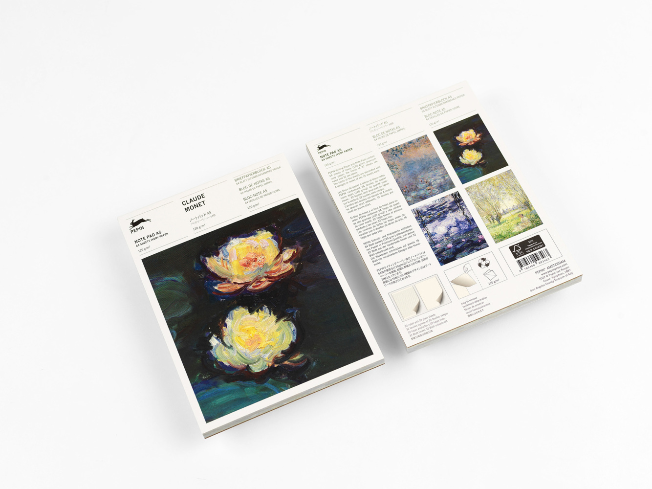 Cover: 9789460093463 | Claude Monet | Writing Paper & Note Pad A5 | Pepin van Roojen | Stück