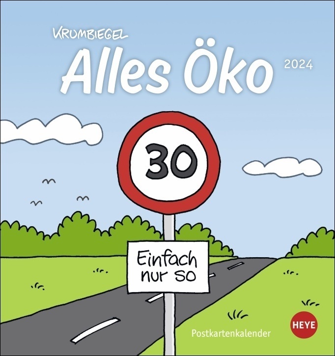 Cover: 9783756403318 | Krumbiegel: Alles Öko Postkartenkalender 2024. Humorvoller Kalender...