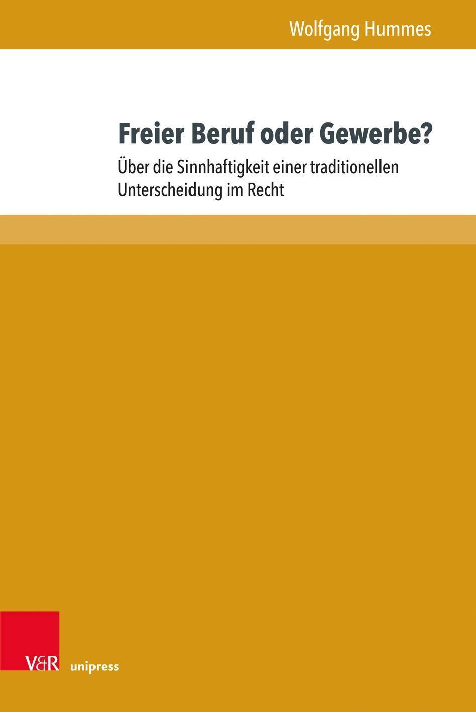 Cover: 9783847109648 | Freier Beruf oder Gewerbe? | Wolfgang Hummes | Buch | 254 S. | Deutsch