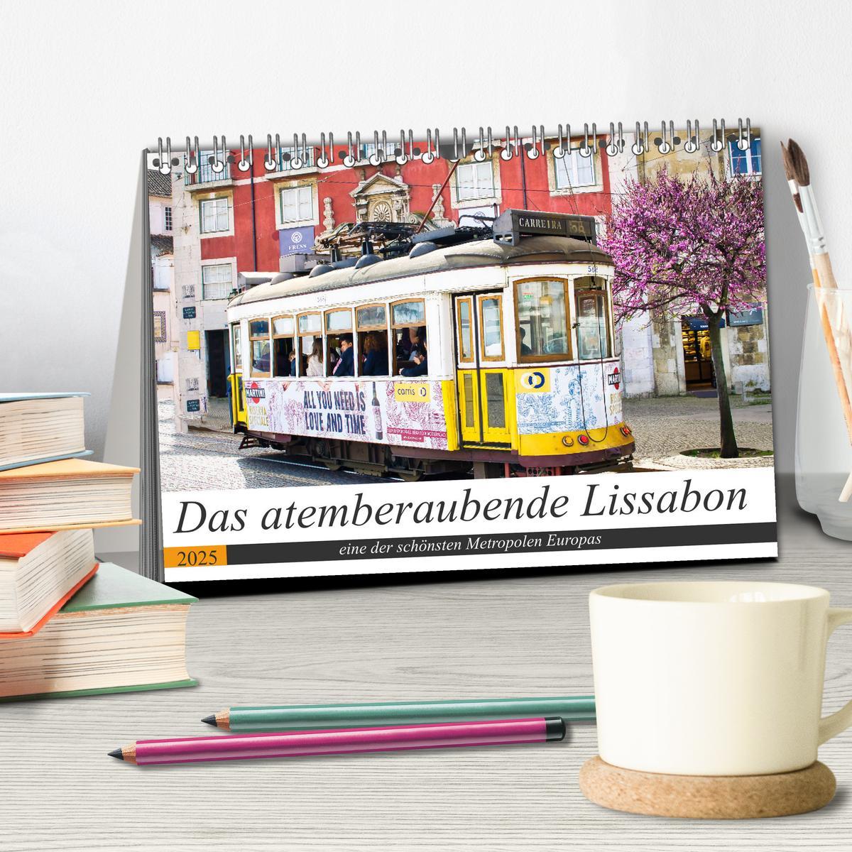 Bild: 9783435078950 | Das atemberaubende Lissabon (Tischkalender 2025 DIN A5 quer),...