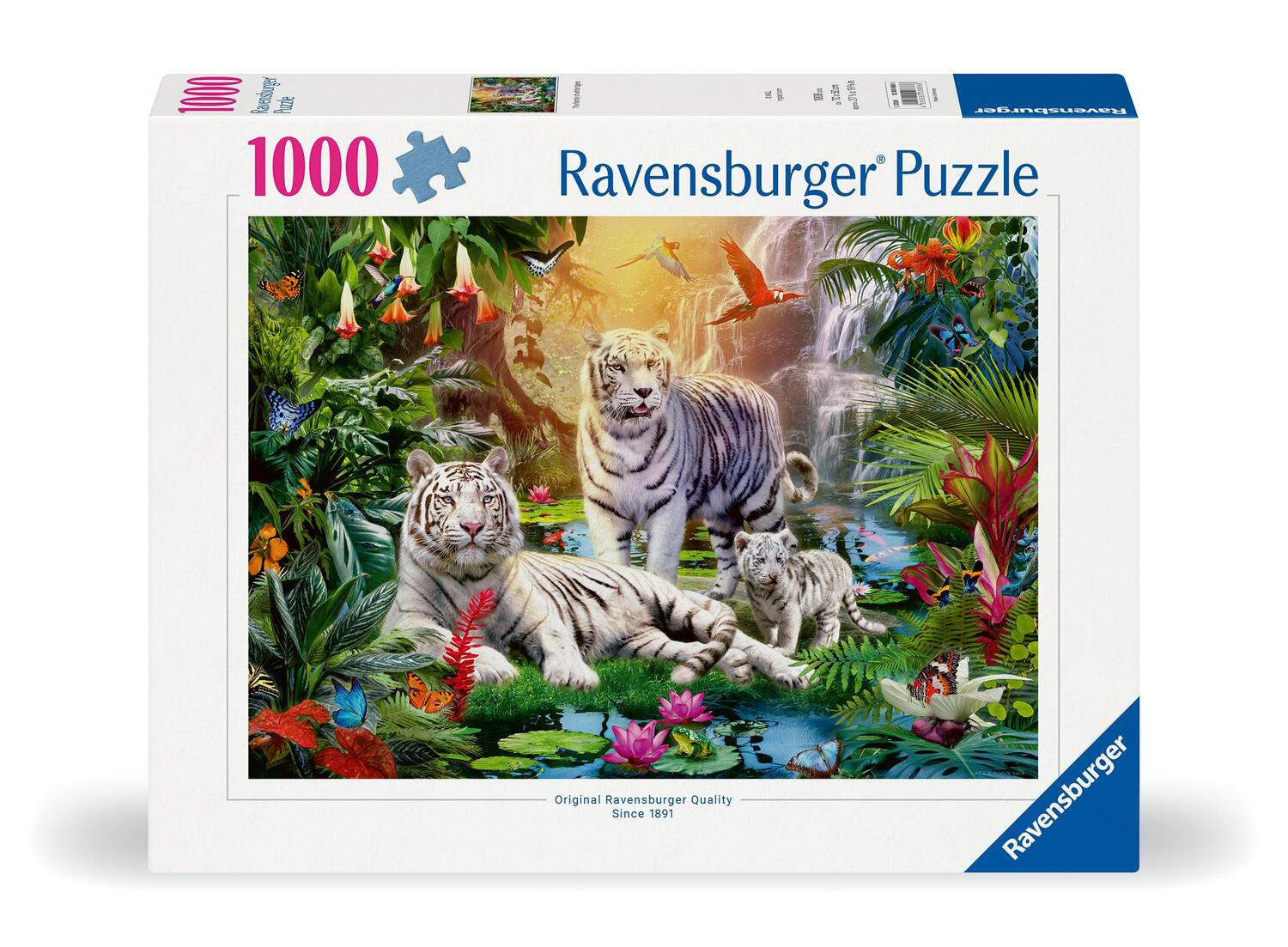 Cover: 4005555008866 | Ravensburger Puzzle 12000886 - Familie der Weißen Tiger - 1000...