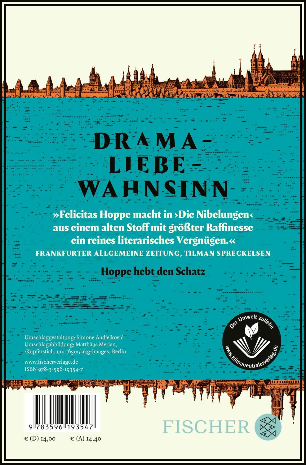 Rückseite: 9783596193547 | Die Nibelungen | Ein deutscher Stummfilm | Felicitas Hoppe | Buch