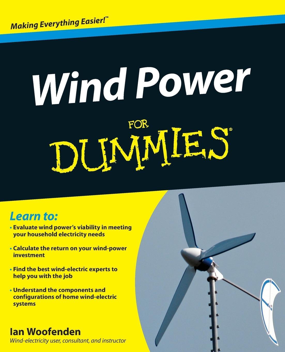 Cover: 9780470496374 | Wind Power For Dummies | Ian Woofenden | Taschenbuch | Paperback