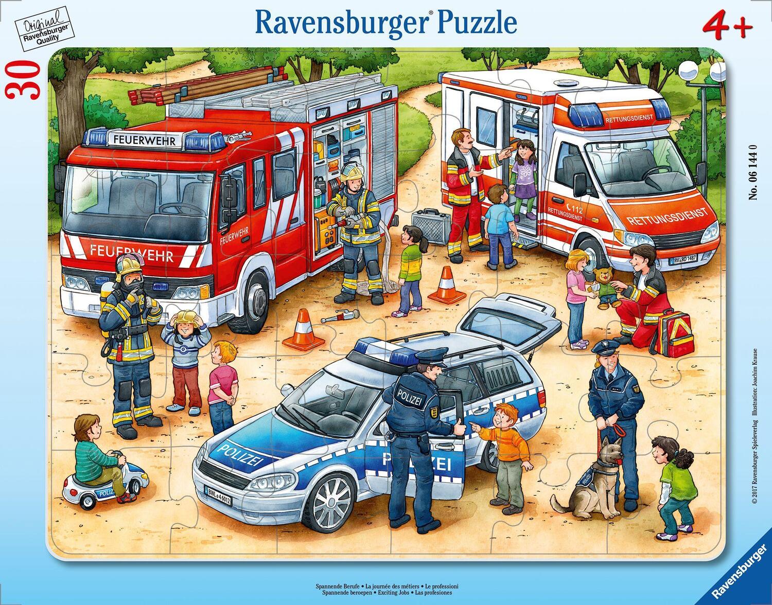 Cover: 4005556061440 | Spannende Berufe. Kinderpuzzle 30 Teile | Spiel | Deutsch | 2017