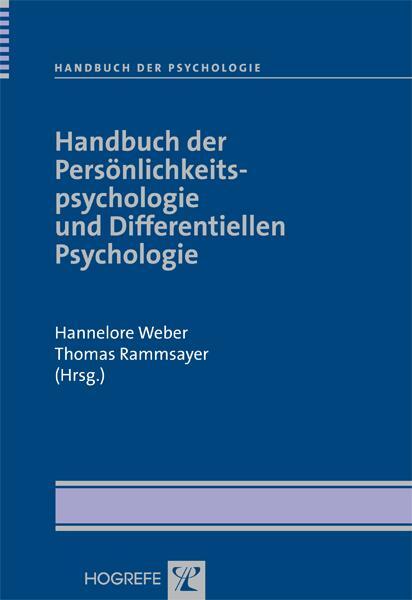 Cover: 9783801718558 | Handbuch der Persönlichkeitspsychologie und Differentiellen...