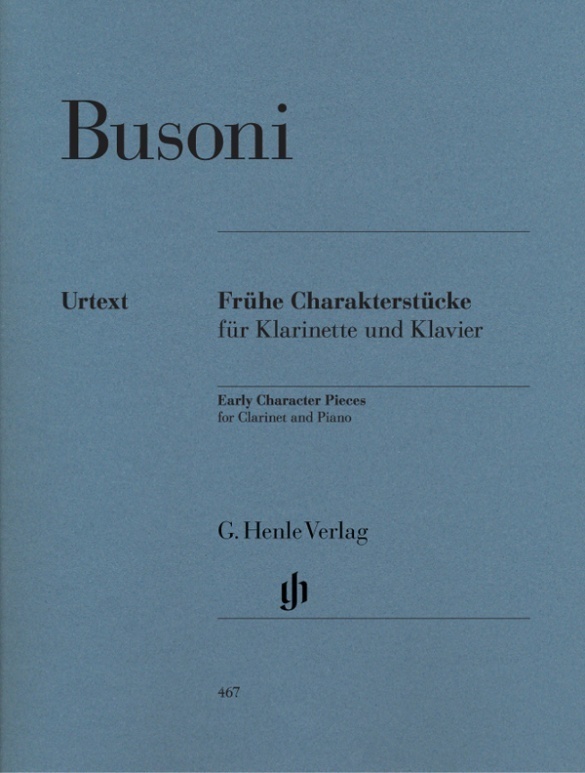 Cover: 9790201804675 | Ferruccio Busoni - Frühe Charakterstücke für Klarinette und Klavier...