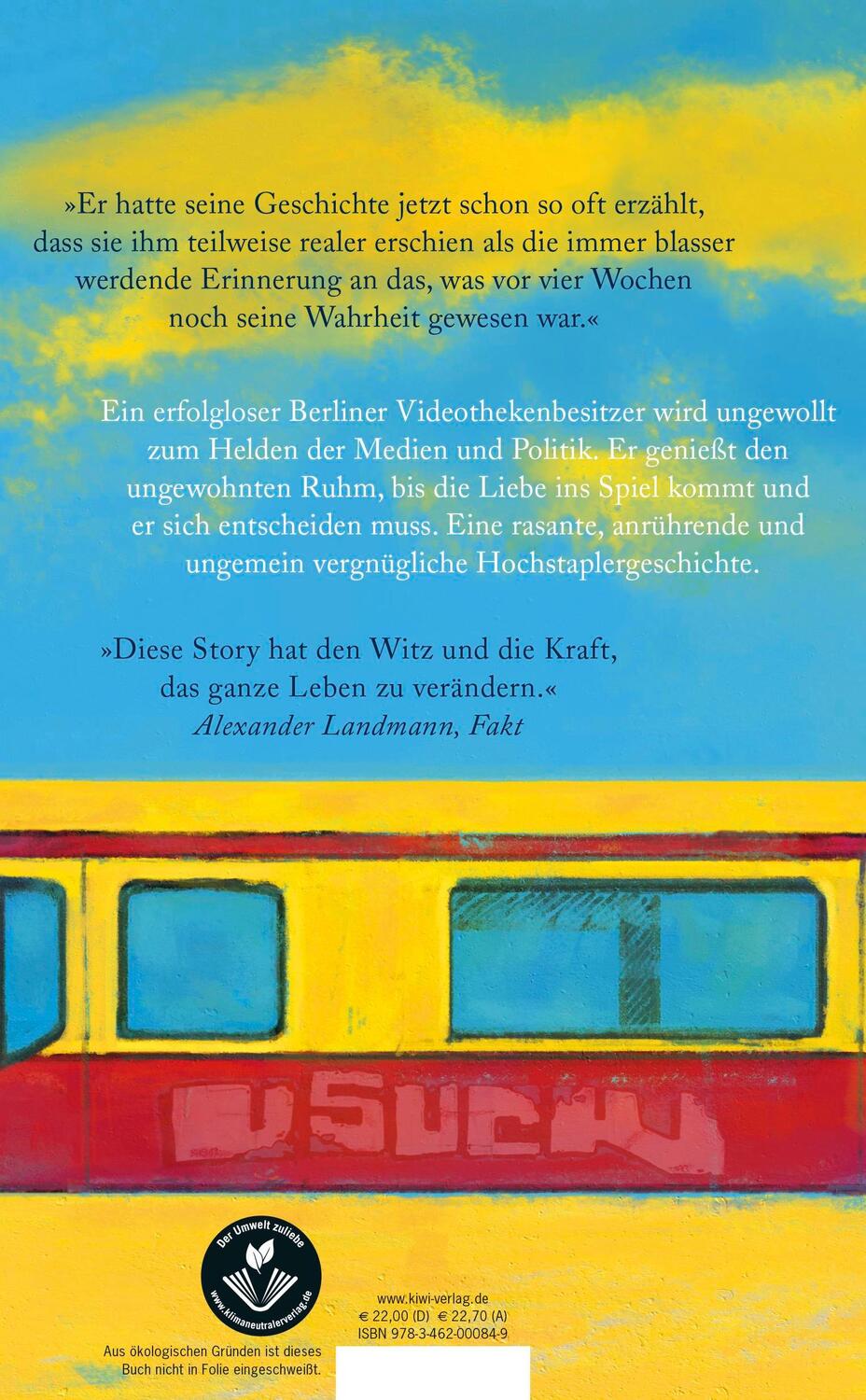 Rückseite: 9783462000849 | Der Held vom Bahnhof Friedrichstraße | Roman | Maxim Leo | Buch | 2022