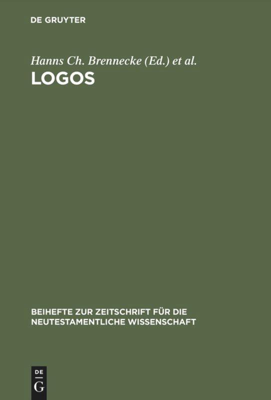 Cover: 9783110139853 | Logos | Festschrift für Luise Abramowski zum 8. Juli 1993 | Buch