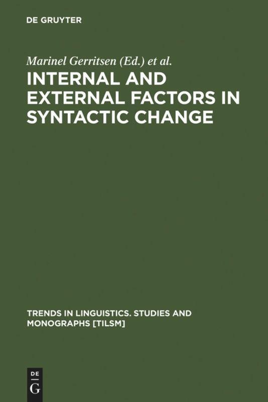 Cover: 9783110127478 | Internal and External Factors in Syntactic Change | Stein (u. a.) | VI