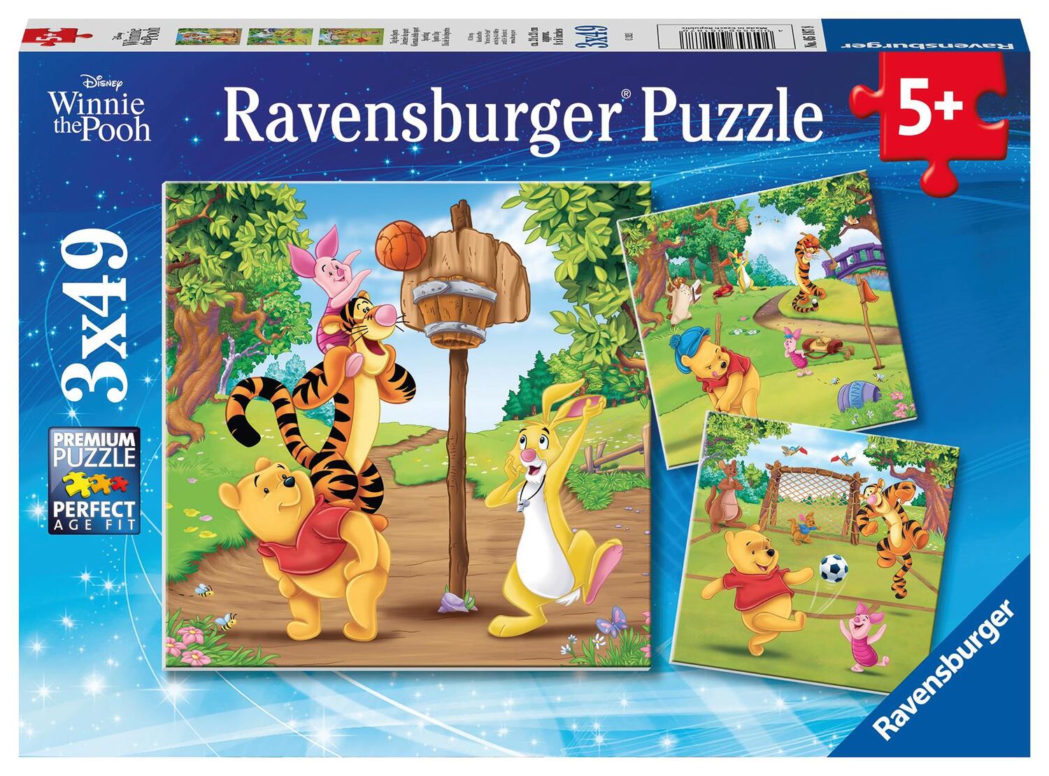 Cover: 4005556051878 | Ravensburger Kinderpuzzle 05187 - Tag des Sports - 3x49 Teile...