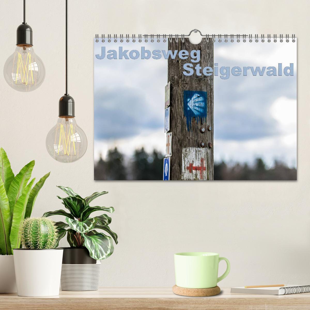 Bild: 9783435613694 | Jakobsweg Steigerwald (Wandkalender 2025 DIN A4 quer), CALVENDO...