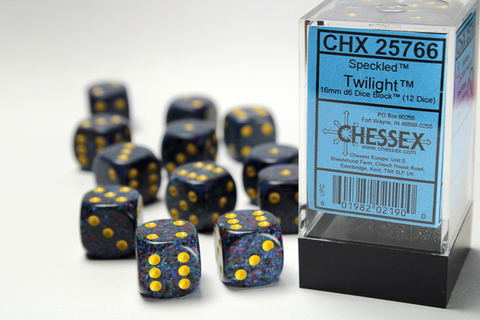 Cover: 601982021900 | Speckled® 16mm d6 Twilight™ Dice Block™ (12 dice) | deutsch | Chessex
