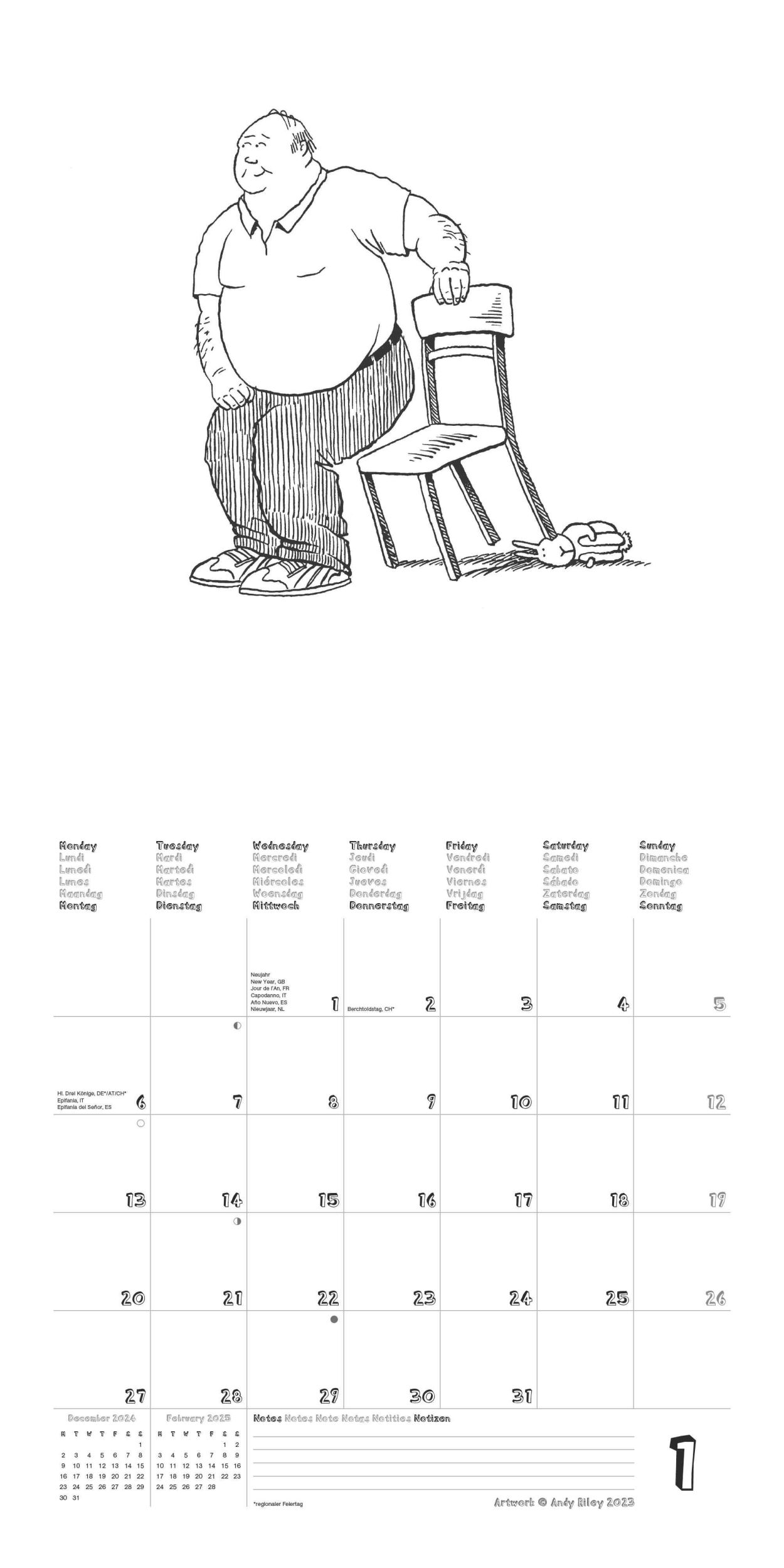 Bild: 4002725987938 | Bunny Suicides 2025 - Wand-Kalender - Broschüren-Kalender - 30x30 -...