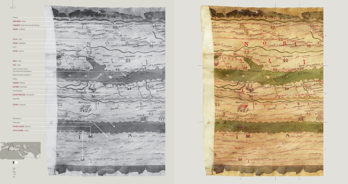 Bild: 9783805353502 | Tabula Peutingeriana | Die bedeutendste Weltkarte aus der Antike