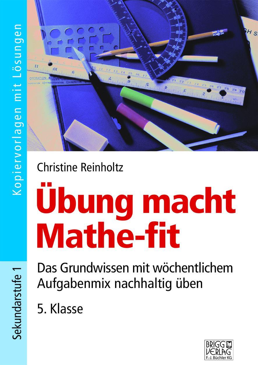 Cover: 9783956601880 | Übung macht Mathe-fit 5. Klasse | Christine Reinholtz | Taschenbuch
