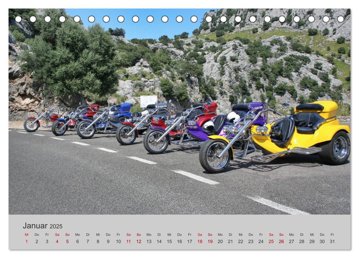 Bild: 9783435445370 | Trikes - Unterwegs auf drei Rädern (Tischkalender 2025 DIN A5...