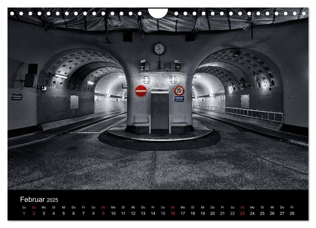 Bild: 9783435553518 | Hamburgs Nächte (Wandkalender 2025 DIN A4 quer), CALVENDO...