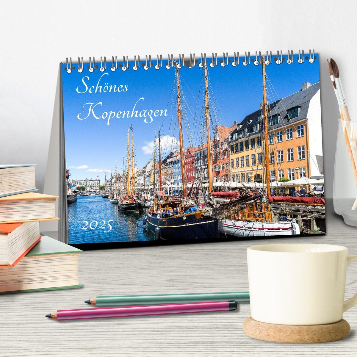 Bild: 9783435450022 | Schönes Kopenhagen (Tischkalender 2025 DIN A5 quer), CALVENDO...