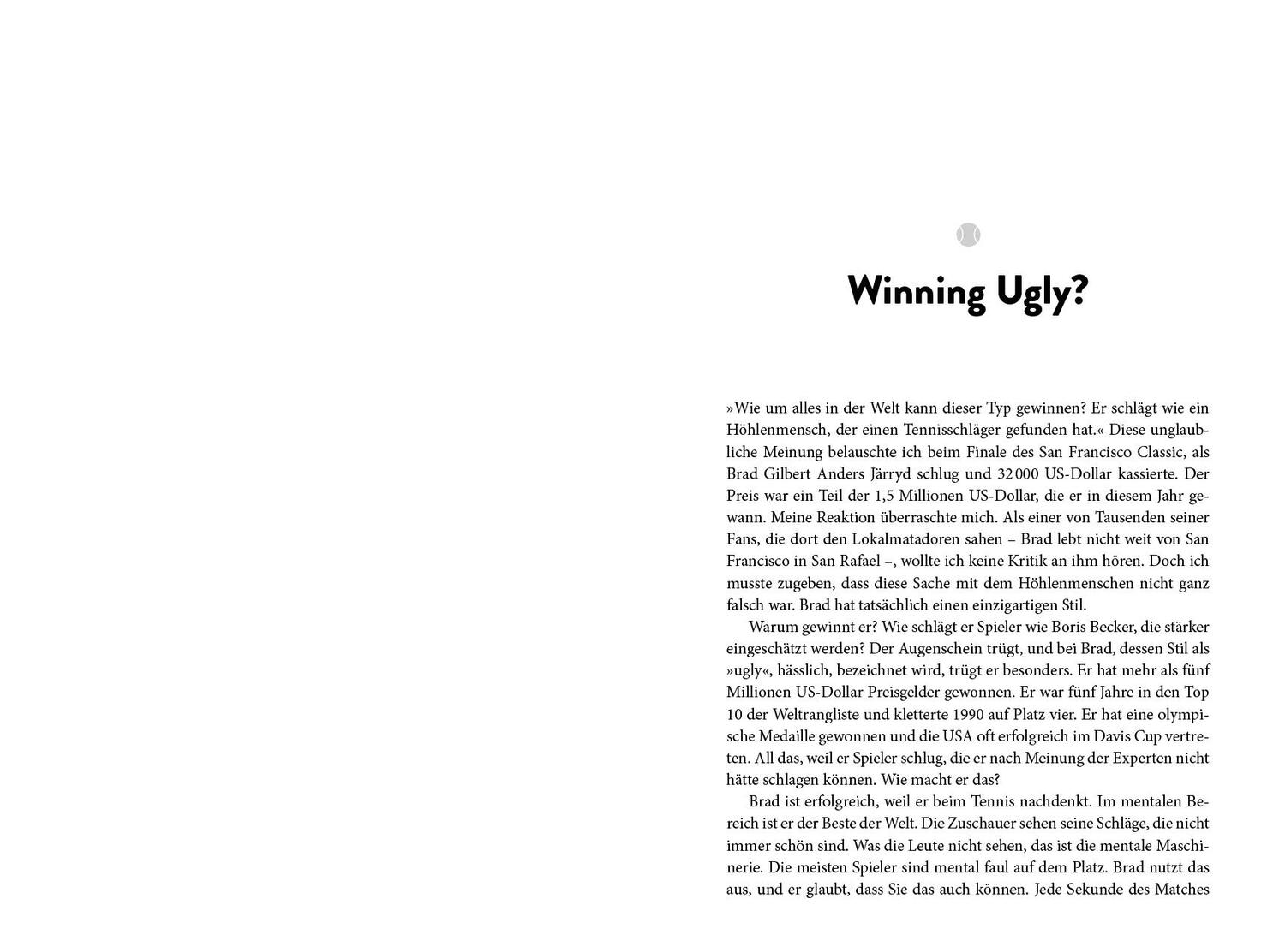 Bild: 9783742316028 | Winning Ugly - Mentale Kriegsführung im Tennis | Brad Gilbert (u. a.)