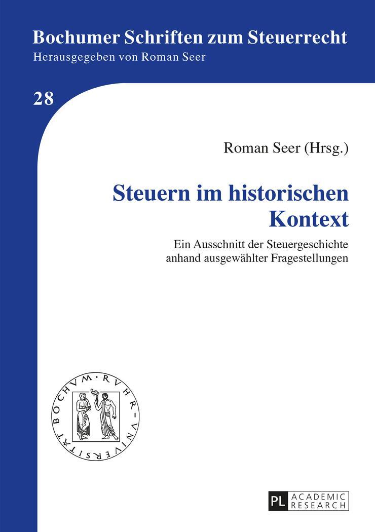 Cover: 9783631652299 | Steuern im historischen Kontext | Roman Seer | Buch | 354 S. | Deutsch
