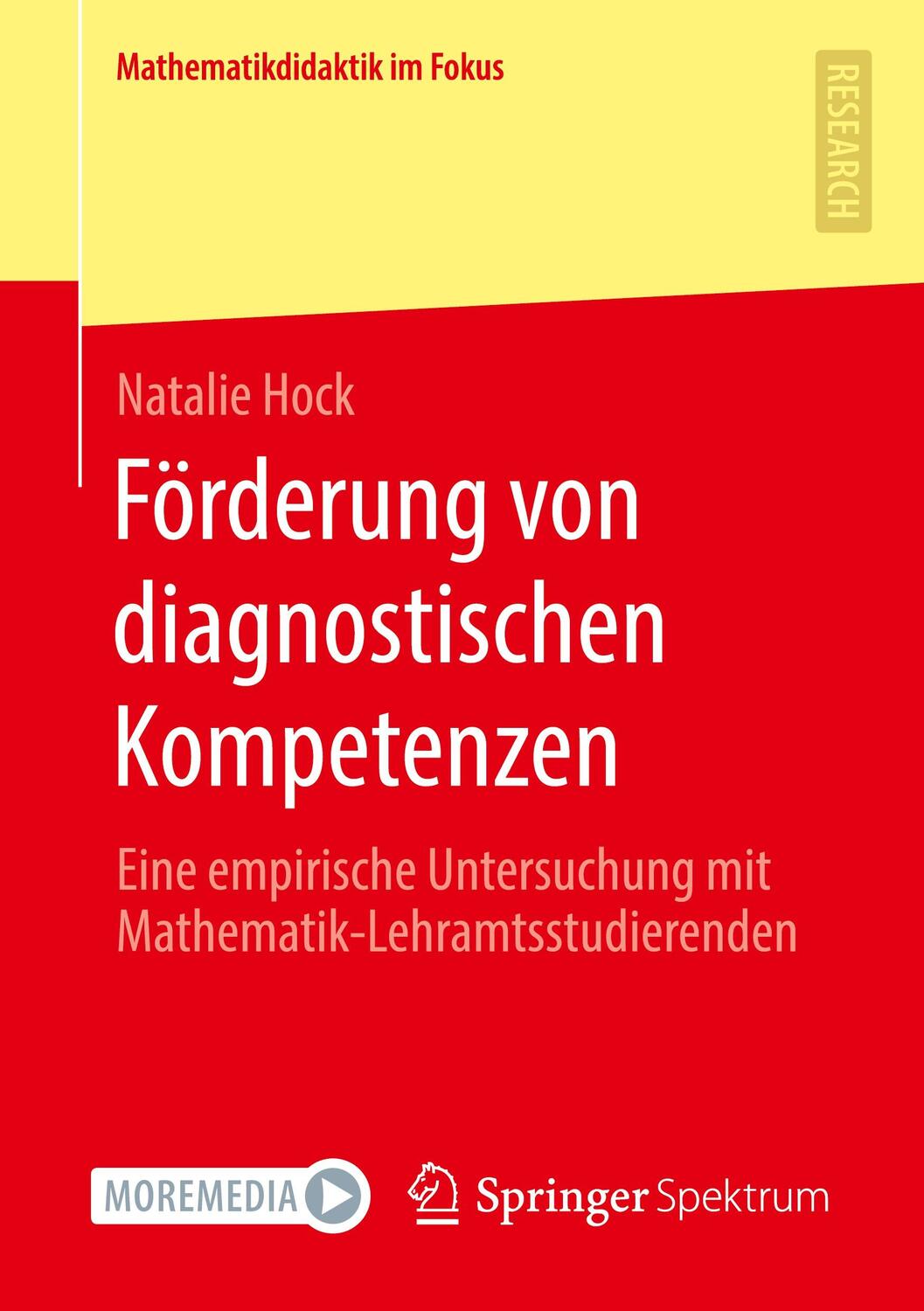 Cover: 9783658322854 | Förderung von diagnostischen Kompetenzen | Natalie Hock | Taschenbuch