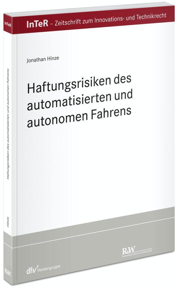 Cover: 9783800517831 | Haftungsrisiken des automatisierten und autonomen Fahrens | Hinze