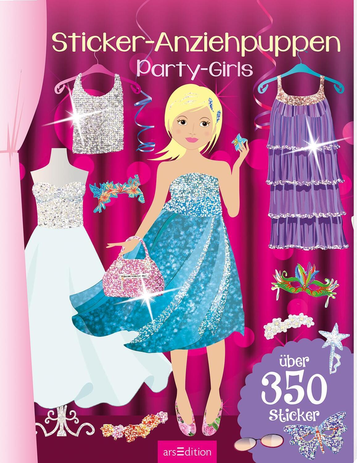Cover: 9783845816562 | Sticker-Anziehpuppen - Party-Girls | Taschenbuch | 24 S. | Deutsch