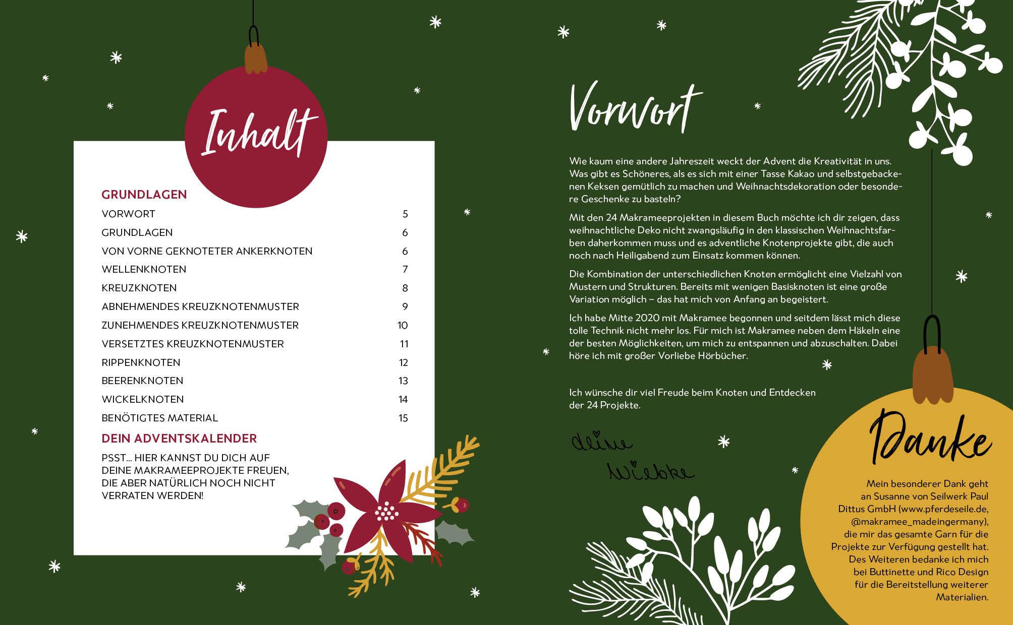 Bild: 9783745907537 | Mein Adventskalender-Buch: Makramee Christmas | Schröder (u. a.)