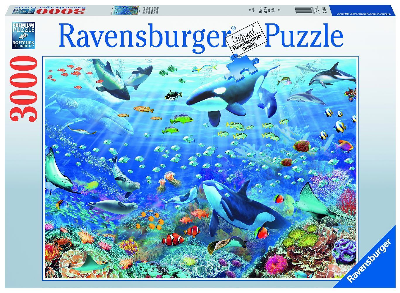 Cover: 4005556174447 | Ravensburger Puzzle 17444 Bunter Unterwasserspaß - 3000 Teile...