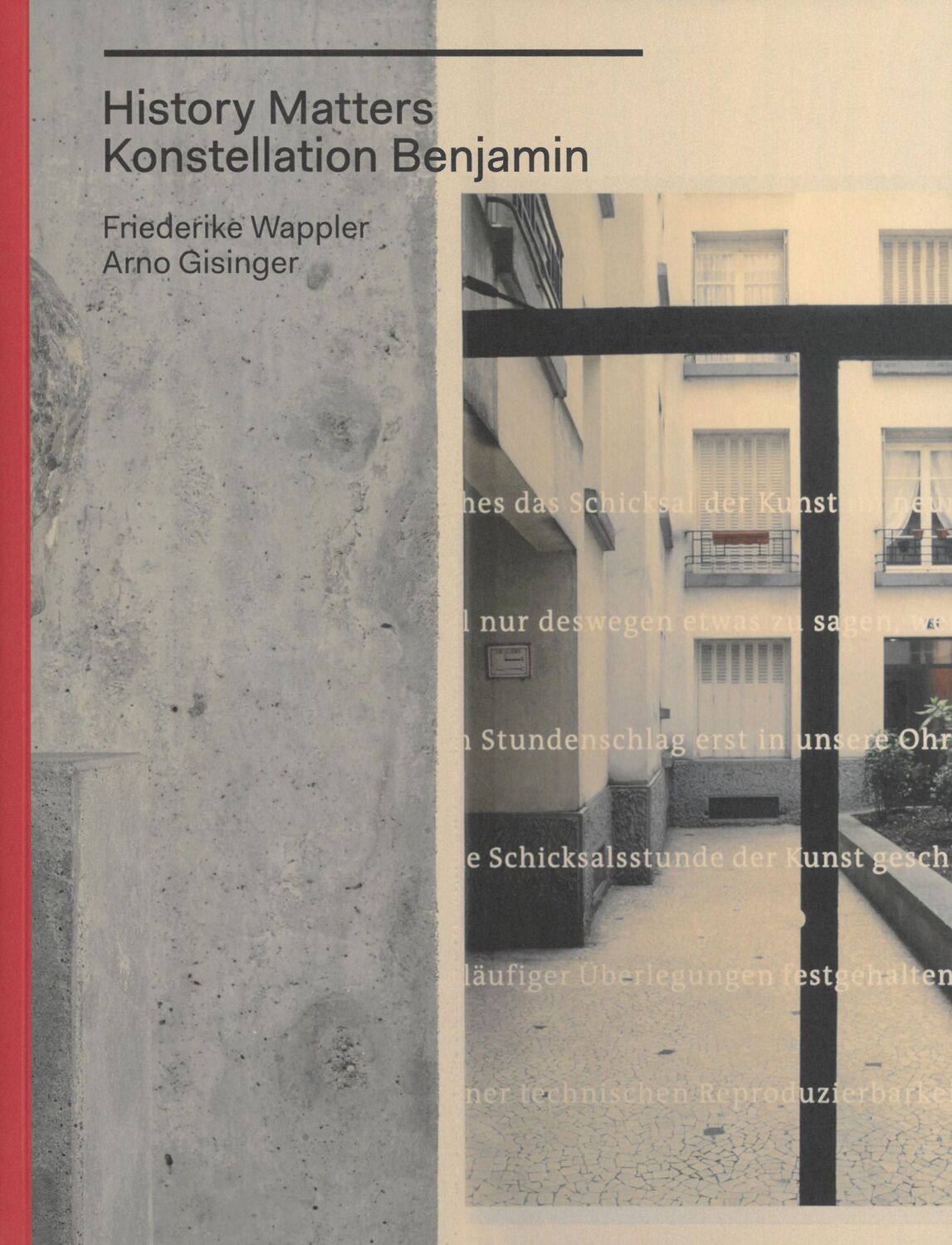 Cover: 9783959055765 | History Matters / Konstellation Benjamin | Florian Ebner (u. a.)